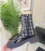 Damenschuhe Ankle Boot Pocket Black Roman Bootss Nylon Military Inspired Combat