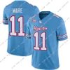 Maillot de football universitaire inspiré des Cougars Oilers de Houston 11 Andre Ware 2023 Jayce Rogers Case Keenum Ta'zhawn Henry Lucas Coley Stacy Sneed Brandon Campbell Kelan