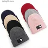 Beanie/Skull Caps Fashion Sticked Cap Men and Women Ear Protection Windproof ullmössa Fall och vinter högkvalitativ utomhus varmt grimfritt penny cap T230910