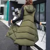 Gilet da donna firmati Giacca con cappuccio Cappotto da donna classico Gilet di cotone Autunno Inverno Canotta coreana medio-lunga Cappotto con spalla larga ispessita Capispalla Parka