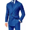 Ternos masculinos blazers estilo clássico duplo breasted vermelho noivo smoking lapela padrinhos homens jaqueta calças 230909