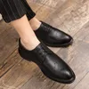 Kleid Schuhe Leder Männer Brogue Business Formale Spitze-up Vielseitig Zapatos De Hombre Chaussure Homme Luxe Sapato Sozialen Sheos