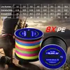 Braid Line FELENHAI 8 Strands 300M 500M Multicolor Braided Fishing Sea Saltwater Carp Feeder Surf Boat Weave 100 PE 20 100lbs 230909