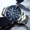 Wristwatches 2023 BODEN Men's Quartz Watches Top Multifunctional Chronograph Sports Watch Men Waterproof Relogios Masculino