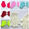 Kerstcadeaus Kinderen Winterhandschoenen Effen kleur Candy Volvinger Magic Knit Warm Jongens en meisjes skiën Stretch buitenshuis breien