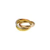 Fashion Designer Wedding rings jewelry woman man gold silver rose gold rings circle forever love ring250q