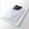 2023 Luksusowe designerskie koszule męskie Moda Casual Business Social and Cocktail Shirt Spring Autumn Stuming Najbardziej FAS331L