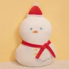 Novo natal travesseiro de pelúcia travesseiro árvore de natal gengibre bolo neve boneca brinquedos de pelúcia caixa casual decoração de natal atividades giftfree ups