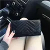 سيدة جديدة كاملة Long Wallet Multicolor Coin Card حامل بطاقة أصلية Women Classic Zipper Pocke Clutch Bag 12238n