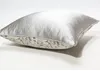 Taie d'oreiller 4545cmpetit plaid argent gris câlin taie d'oreiller lumière luxe jacquard housse de canapé mode coussin polyester décor à la maison 230909