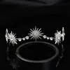 Wedding Hair Jewelry Luxury Bridal Star Headpieces Crown s Crystal Headbands Tiaras Brides Girls Headwear Accessories 230909