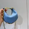 Fendibags torby na ramię moda dla kobiet torebka luksusowa skórzana łańcuch torba na ramię dolne litery torebki Vibe Ava Designer Grapy ins Tote Mini Bags 146