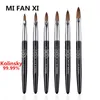 Nail Brushes Kolinsky Acrylic Brush for Powder For Application Size 6810121416 Nails 230909