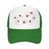Бейсбольная кепка с розой для мужчин и женщин, сетчатые регулируемые повседневные шапки, цифровой мэшап, дизайн ужасов, знак пасты, Geek Asta Up Ny