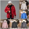 Piumini da uomo invernali firmati Homme Puffer Giacca a vento da esterno Capispalla con cappuccio Fourrure Manteau Piumino canadese Cappotto Hiver Parka