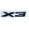 Gloss Black X 3 Trunk Letter Badge Emblem Letter Sticker for BMW x3204p