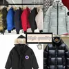 canada uomo parka giacca canda goose piumino designer canada goode giacca stile uomo downs giacca d'oca cappotti ricamo bianco anatra outwear oca canadese 2AZL