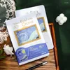 Hardcover Van Gogh Oil Paintings Series Notebook Creative Hollowed Out Cover Office Office Supplies Diary Study Stationery