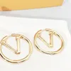 Fashion Designer Women's Earrings New 18k Gold Earrings Girl's Valentine's Day Jewelry Gift 316L Stainless Steel Fa293p