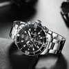 Wristwatches 2023 BODEN Men's Quartz Watches Top Multifunctional Chronograph Sports Watch Men Waterproof Relogios Masculino