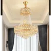 Luxury K9 Crystal Chandelier Lighting D50cm Chrome Living Room Light Fixtures Avize Luster 90-240V Chandelier Lamp256n