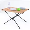 Camp Furniture Ultralight Outdoor Folding Camping Table Aluminium Roll Alloy Travel Bbq Lightweight Portable Picnic Hiking Fishing236q