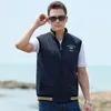 Men's Vests Bruce shark Male Vest Casual Fashion Inner Thicken Cotton Super Quality Outerwear Zipper Coats Jacket big size 4XL 230909