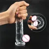 Seksspeeltje Massager Crystal Jelly Dildo Realistische dildo's voor vrouwen Masturbatie Kleine dildo Zuignap Kut Anale plug Lesbisch Seksspeeltje Speelgoed