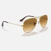 Klassische Designer-Sonnenbrille für Herren und Damen, UV-Glaslinsen, Metallrahmen, 58 mm, mit Box