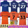 23/24 Ipswich Town maglie da calcio HIRST BURNS CHAPLIN BALL LUONGO BROADHEAD 2023 2024 Home blu Away arancione da uomo kit maglia da calcio per bambini