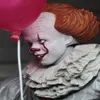 18cm 7 inç neca Stephen King's It Pennywise Joker Palyaço PVC aksiyon figürü oyuncaklar Cadılar Bayramı Gün Noel Hediyesi C19041501232V