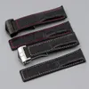 Armband für Herrenuhren, 22 mm, echtes Leder, Luxus-Uhrenarmband für Armbanduhren der Fit TAG-Serie. Armband mit Faltschließe bu282k