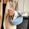 Anjbotegss Jodie Bag Sanat Yeni dokuma niş tasarım algısı kadın çantaları düğümlü bulut çörekler köfte moda çantalar a5kx