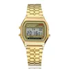 Wristwatches Gold Silver Women Men Watch Led Digital Watches Square Women's Dress Sports Ladies Clock Hodinky Relogios Femini278t