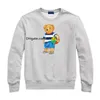 2024New Casual Round Neck Long Sleeve Sweater Men's Autumn/Winter Polos Pullover Little Bear T-Shirt S-XXL Asian Size