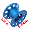 15m 20m Mini bobine de plongée sous-marine doigt bobine boulon mousqueton en alliage d'aluminium plongée doigt bobine 220722275v