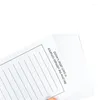 Ark/PC 26 9 cm icke-stickig memo pad planerare klibby anteckning till do list anteckningsvis weeky anteckningsbok