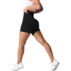 Yoga Outfit NVGTN Lycra Spandex Solide Shorts sans couture Femmes Collants d'entraînement doux Fitness Tenues Pantalons Gym Wear 230221287g