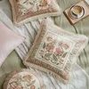 Caso de travesseiro americano vintage capas decorativas 30x70cm flor impressa capa luxo lance fronha sofá almofada de cabeceira 230909