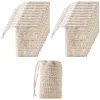 Natuurlijke Exfoliërende Mesh Zeep Saver Borstel Sisal Bag Pouch Houder Voor Douche Bad Schuimen En Drogen Groothandel