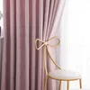 Cortinas transparentes 310cm de altura simples blackout cortina de janela tecido liso padrão escuro jacquard quarto sala de estar personalizado 230909