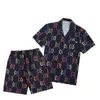 Survêtements Hommes T-shirts Ensemble Chemise Hawaïenne À Manches Courtes Et Shorts Été Casual Floral Beach Deux Pièces Costume 2024 Mode Hommes Ensembles S à M-XXXL