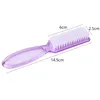 Nail Brushes 30 Pcs Multifunctional Clear Long Plastic Handle Grip Cleaning Brush Dust Powder Remover Scrubbing Manicure Tools 230909