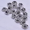 20 st mycket flytande locket charm Black Paw Charms Fit för magnetiskt glas levande minneslås223z