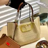 Bolsos de diseñador para mujer recién llegados de lujo, bolso cruzado para mujer, bolso de hombro, bolso, cartera, bolso de mano de paja