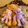 Wholesale brown teddy bear plush toy dolls, cute pillows, cloth dolls, home decoration gifts