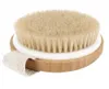 Natural bristles Bath brush Body Maasage Tool No Handle Body Exfoliating SPA Hot Dry Skin Body Wooden Dry Brush