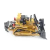 HUINA 1700 150 Gegoten Legering Zware Bulldozer Techniek Truck Statisch Model Rups Wiel Bulldozer Kinderen Educatief Speelgoed LJ22392