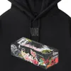 Mens Hoodies 21fw Fashion Men's Sweatshirt Coat Vlone T Shirt Extended Jacket Long Line Hip Hop Street Rock and Roll Hooded Sweater Coats Jumpert XXXL VL144