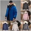 Inverno Fourrure Down Parka Homme Jassen Chaquetas Casacos Casacos de pele de lobo jaqueta de ganso Fourrure Manteau Wyndham jaquetas de gansos canadenses Hiver Doudoune Mens qw